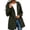 Army Green, variant on Women's Full Zip Hooded Windbreaker Jacket Long Sleeve Summer Hiking Travel Coats Longline Mid Thigh Drawstring Waist Outerwear