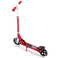 thumbnail image 3 of Scooter para adultos plegable rueda grande altura ajustable suspensión rojo oso de fresa, 3 of 10