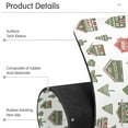 thumbnail image 4 of Yayeee Faucet Mat for Kitchen Sink 14.7" Diatomite Long Splash Guard Pad, Green Christmas House, 2 Pack, 4 of 7