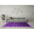 thumbnail image 3 of Ahgly Company Indoor Rectangle Abstract Purple Modern Area Rugs, 6' x 9', 3 of 4