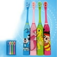 thumbnail image 3 of Cute Design Children Electric Toothbrush Cartoon Pattern Double-sided Tooth Brush Heads Electric Teeth Brush For Kids, 3 of 6