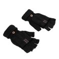 thumbnail image 2 of Guantes calefactables de invierno, 1 par de guantes calefactables eléctricos con calefacción USB, guantes calefactables de punto con medio dedo, solución innovadora Jadeshay A, 2 of 8