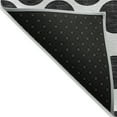 thumbnail image 3 of Addison Rugs Chantille Indoor/Outdoor Transitional Circles Black Washable Rectangle Rug, 9' x 12', 3 of 6