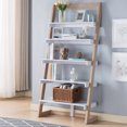 thumbnail image 6 of Furniture of America Suria Wood Desk with 2 Bookcase, Natural Tone, 6 of 6