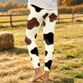 thumbnail image 5 of Kids Girls Yoga Pants Graphic Pattern Stretchy Leggings Casual Lounge Wear Elastic Waistband Athletic Tights Breathable Activewear for Everyday Play, 5 of 8