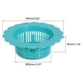 thumbnail image 2 of Uxcell Sink Drain Strainer, Plastic Kitchen Sink Filter Hair Drain Catchers, Blue 2Pack, 2 of 6