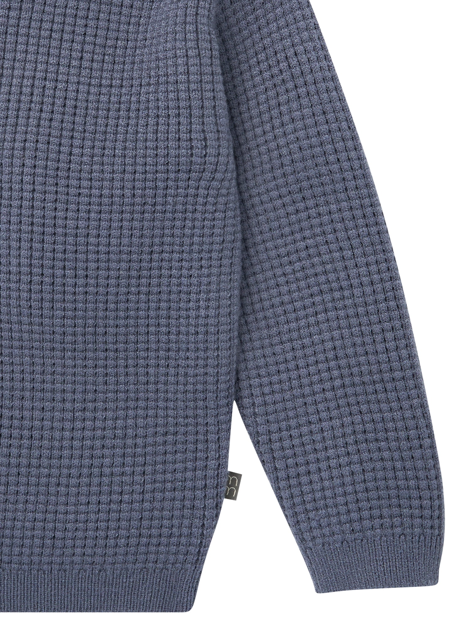 Modern Moments by Gerber Toddler Boy Waffle Henley Sweater Knit, 12 Months - 5T