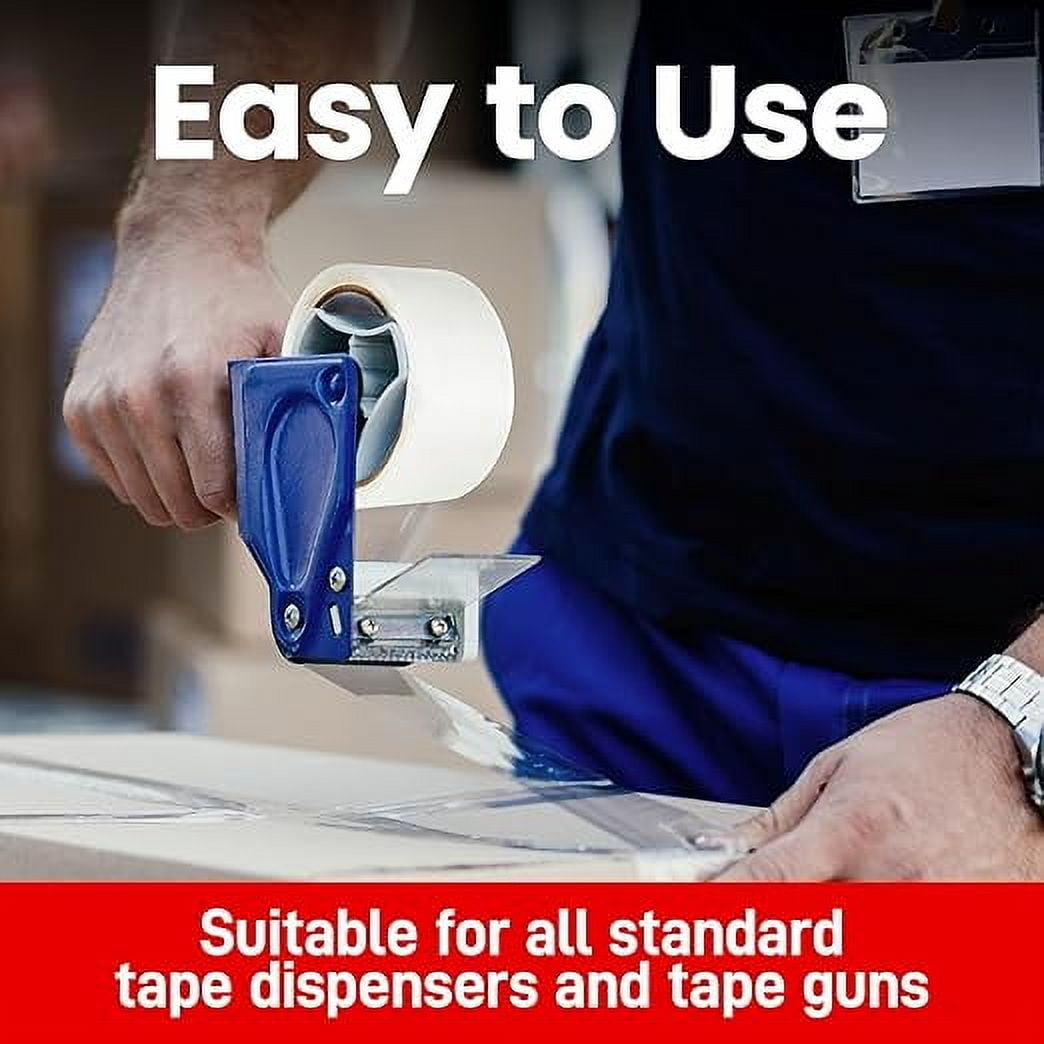 Clear Packing Tape - Heavy Duty Packaging Tape for Shipping, Packaging, and Sealing, 1.88In x 60 Yards, 2.7mil Thick, For Personal and Professional Use, Thick Clear Packing Tape, 48 Tape Rolls