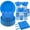 Royal Blue, variant on 175 Pcs Paper Plates and Napkins Party Supplies, 25 Guests Disposable Party Decorations, Paper Plates Napkins Cups for Baby Shower Birthday Wedding