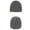 Gray, variant on Puntoco Winter Beanie Hats for Women Wool Cable Knit thermal Fleece Warm Faux Fur Beanies for Cold Weather