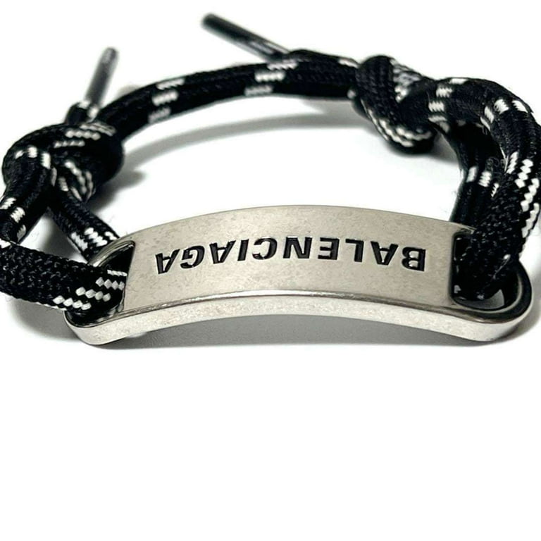 Pre-Owned Balenciaga Men's Plate Bracelet Bangle (Good