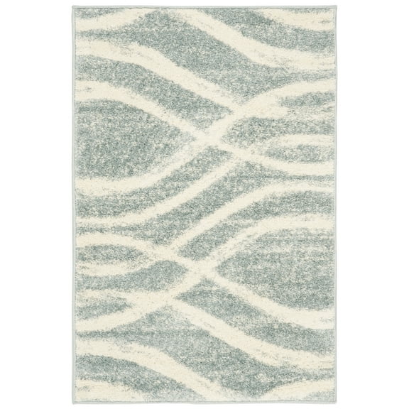 SAFAVIEH Adirondack Isidor Geometric Area Rug, Cream/Slate, 2'6" x 4'