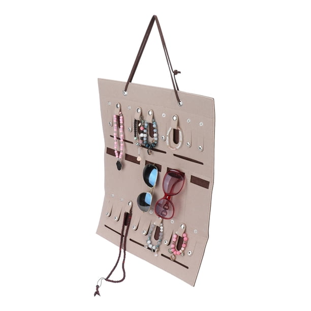 Organizador de la Cadena de Joyas, Organizador de Joyas Organizador de Joyería Colgante Liviano Soporte de Joyería de Pared Duradera para Anillos Para Collares para Pulseras para para