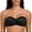 Black, variant on MELENECA Women's No Padding Sheer Lace Bandeau See-Through Minimizer Underwire Strapless Bras Black 38B
