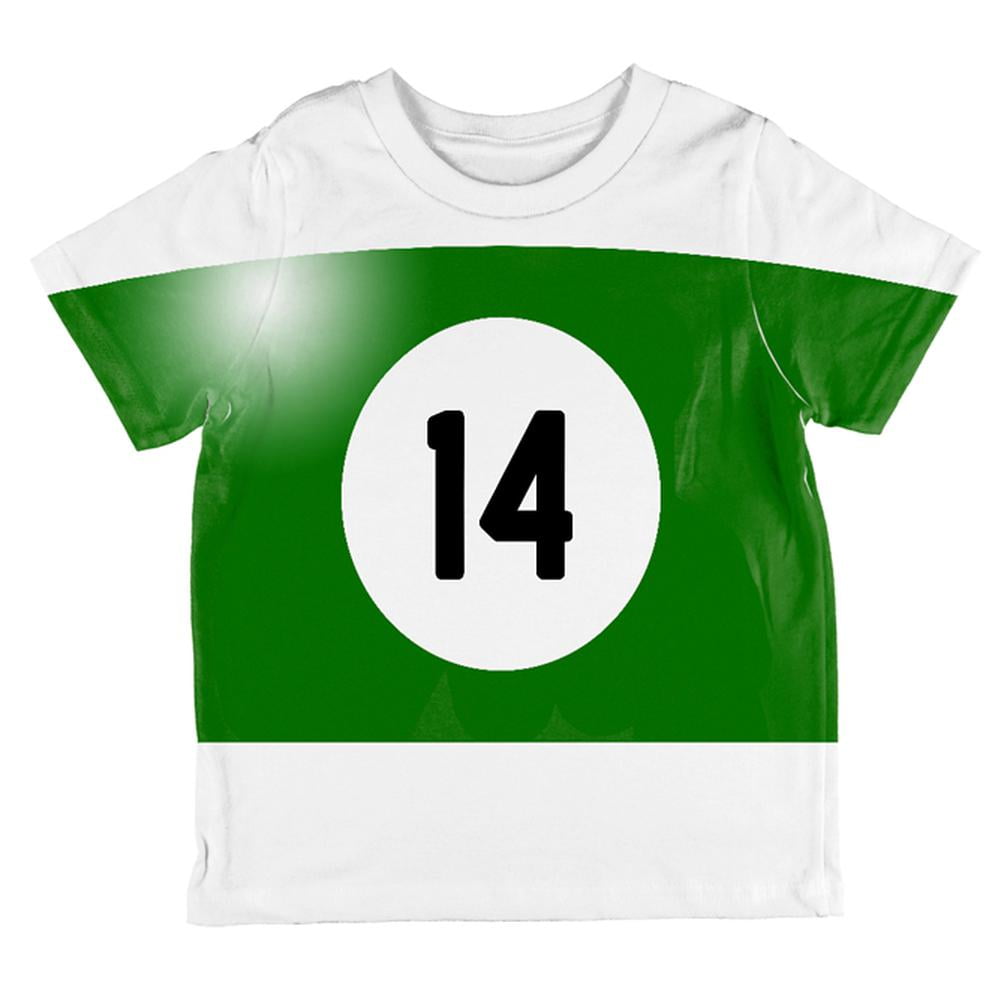 Halloween Billiard Pool Ball Fourteen Costume Toddler T Shirt Multi 2T