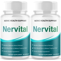Nervital Advanced Nerve Health Support Pills Natural Vitamin Supplement 120 Capsules