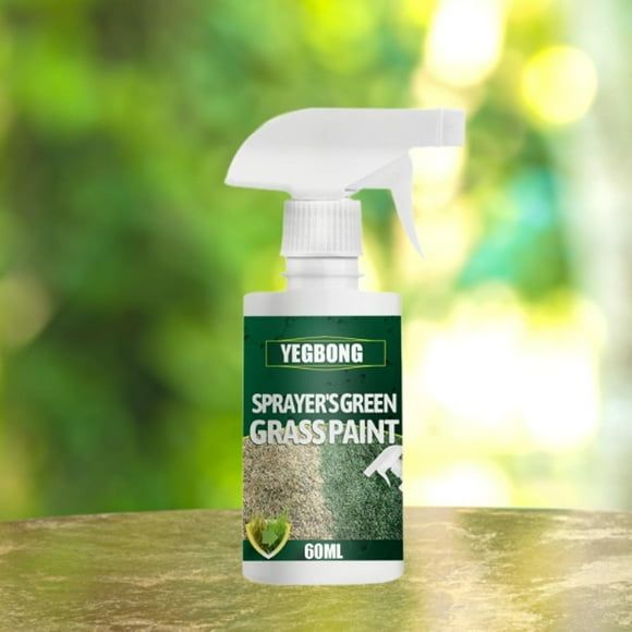 Colaxi 60ml Green Lawn Spray Grass Dye Lawn Color Booster High Reliability, Premium Turf Colorants Grass Paint for Garden Lawn Yard