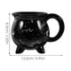 thumbnail image 4 of Novedad taza de bruja taza de caldero de cerámica taza de café taza de caldero de cerámica decoración de Halloween, 4 of 5