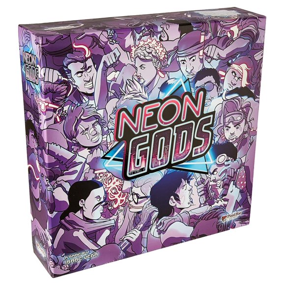 Juego de mesa a cuadros Neon Gods Cyberpunk Sci-Fi Kids 14+