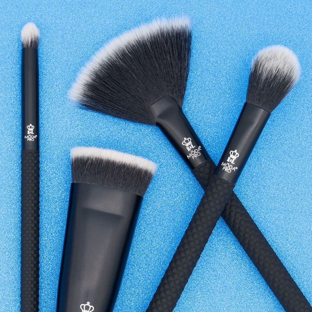 Moda Pro Iconic Glow Makeup Set, Black, 4 Piece
