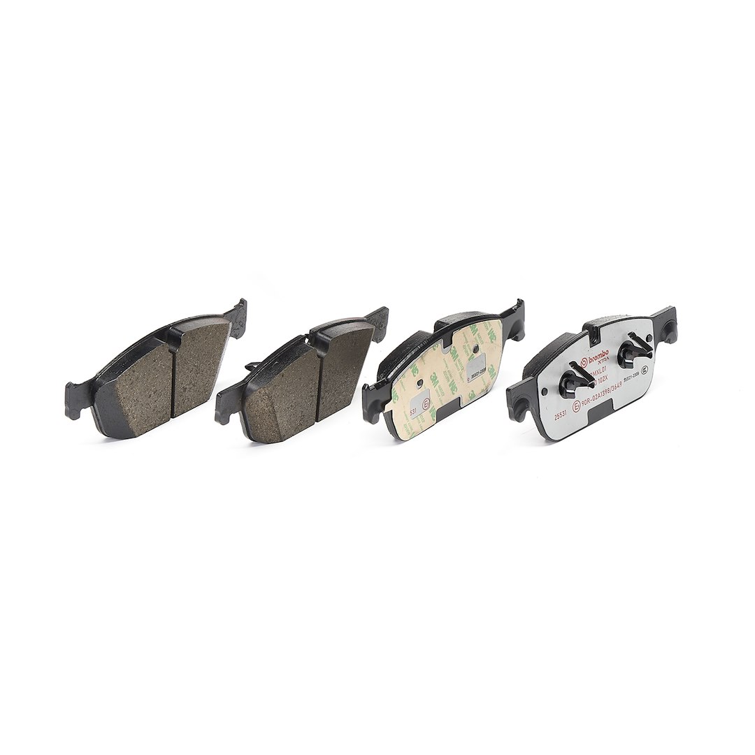 Brembo P50102X; Brake Pad; XTRALINE; FMSI Number D1636-8955; Low-Metallic; Set Of 4