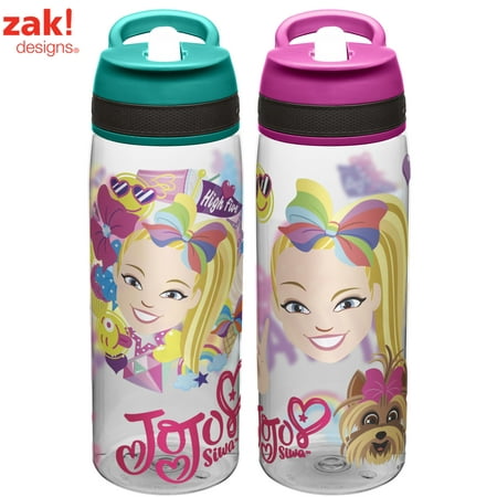 JoJo Siwa & BowBow Water Bottles, 25 Ounces, Set of (Best Out Of Waste Out Of Plastic Bottles)