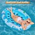 thumbnail image 4 of Tumbona inflable para bronceado en forma de flotador para piscina Sloosh, ovalada, 4 of 7