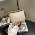 thumbnail image 1 of Bolsa informal de PU antiarañazos para mujer, ligero para trabajar (blanco) Likrtyny Para Estrenar, 1 of 8
