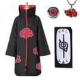 thumbnail image 2 of Naruto Akatsuki Cloak Anime Disfraz Kit Itachi Robe Halloween Capa larga, 2 of 2
