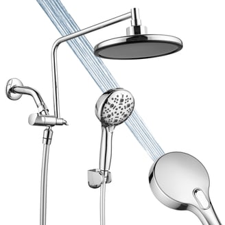 Waterpik 6-Mode Powerpulse Massage Hand Held Shower Head, Chrome