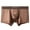 Brown, variant on Miqool Mens Silky Underwear Breathable Moisture Wicking Tagless Boxer Briefs for Men Comfortable Soft Trunks