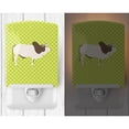 thumbnail image 2 of Caroline's Treasures BB7656CNL Malvi Cow Green Ceramic Night Light, 6x4x3", multicolor, 2 of 2