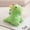 Green, variant on 1Pc Fashion Cartoon Soft Plush Animal Cute Plush Dinosaur Keychain Doll Toy Car Keyring Bag Pendant Jewelry
