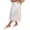 White, variant on Gupgi Women Satin Midi Skirts Casual Elegant Lace Hem Long Skirt for Daily