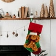 thumbnail image 4 of Christmas Stocking for Fireplace Large Pet Themed Decor with Cute Cat Dog Pattern Hanging Ornament for Tree Holiday Gift Bag(B), 4 of 6