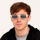 thumbnail image 5 of Lentes De Sol Xolek 131 Metalico Retro Moda Uv400, 5 of 6