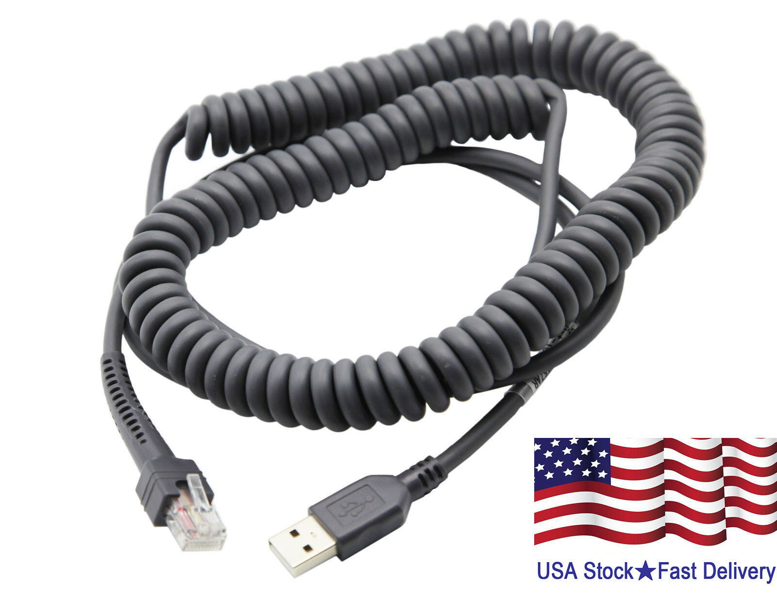 6FT USB Cable For Motorola Symbol LS2208 LS2208AP LS4208 DS6708 CBA-U01-S07ZAR 