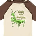 thumbnail image 4 of Inktastic Praying Mantis- Clearly Up to Something Boys or Girls Long Sleeve Baby Bodysuit, 4 of 5