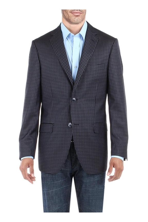 Mens French Blue Modern Fit Blazer DTI DARYA TRADING BB