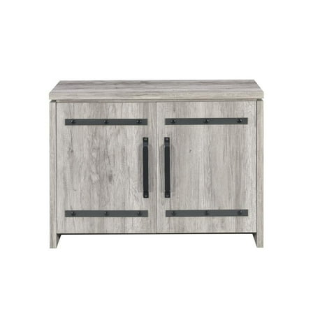 Newboti Furniture Grey Driftwood 2-door Accent Cabinet 93142