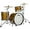 Butterscotch Pearl, variant on Ludwig NeuSonic 3-Piece Fab Shell Pack With 22" Bass Drum Satin Golden Slumbers