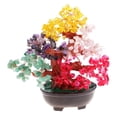 thumbnail image 2 of Feng Shui Adornos Chinos Dinero Árbol de Resina Decoración para Oficina Símbolo de Prosperidad Cinco colores Yotijar Lucky Gem Tree, 2 of 10