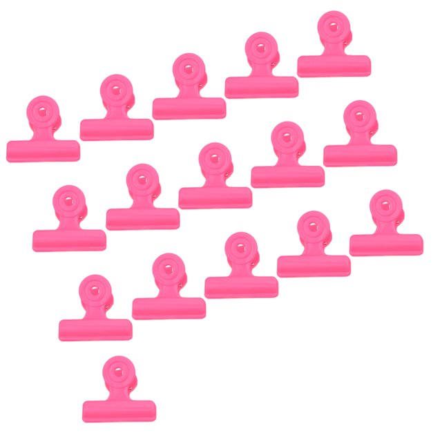 Clips para bolsas de chips Seitruly 16 piezas carpeta de alimentos alta resistencia plástico Rosa