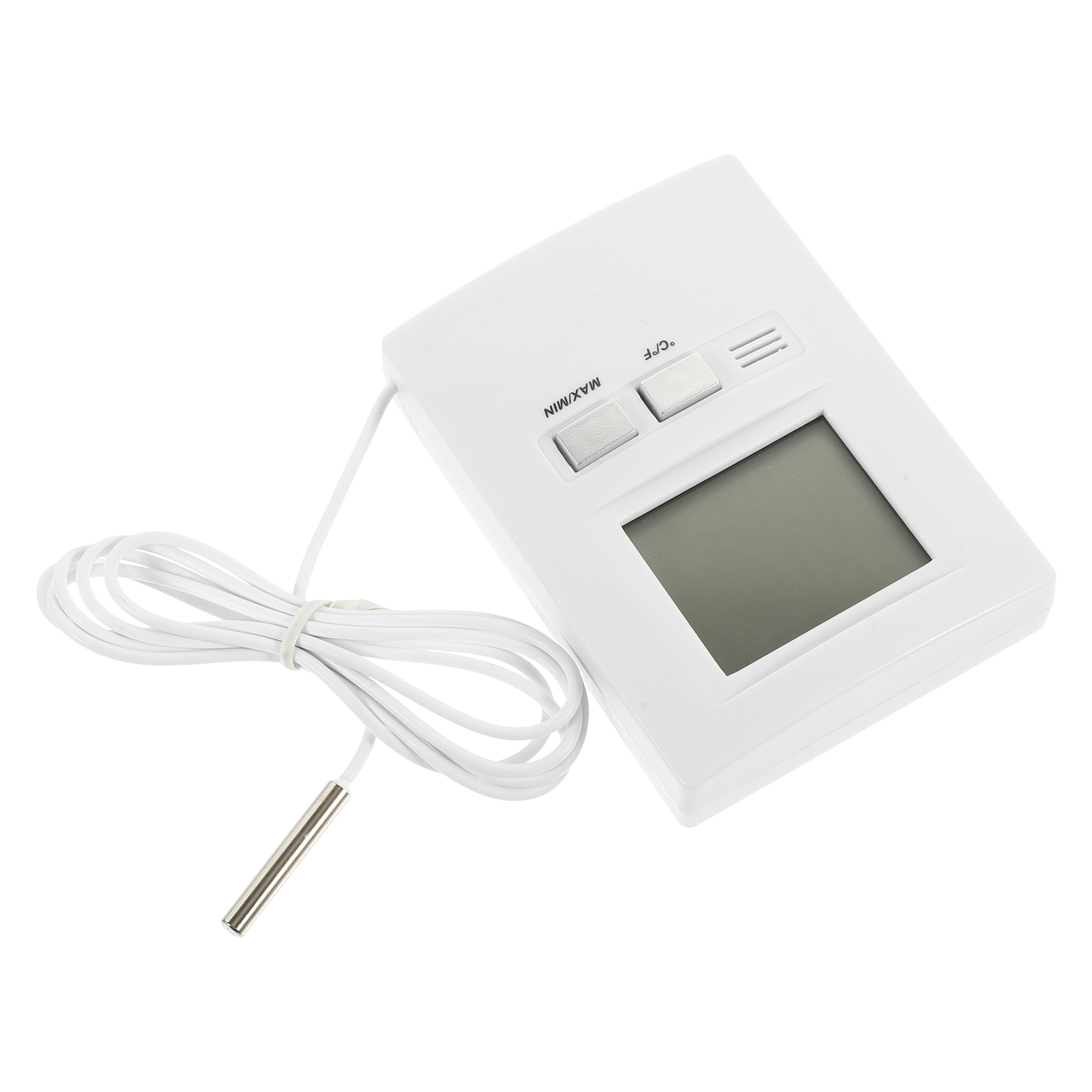 COOPHYA Thermometer Display Indoor Temperature Gauge White Temperature Monitor Home Use 1Set