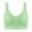 Light Green, variant on Plus Size Sports Bra Without Underwire Seamless  Insert Pads One-Piece Thin Running Yoga Bra