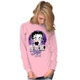 thumbnail image 4 of Betty Boop Hashtag Sassy Style Women Plus Size Long Sleeve Tee Brisco Brands 4X, 4 of 6