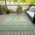 thumbnail image 3 of Dalyn Rugs Machine Washable Indoor/Outdoor Chantille ACN2084 Green 8' x 10' Rug, 3 of 9