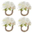 thumbnail image 2 of Dvkptbk Napkin Buckle 4Pcs Simulated Flower Napkin Buckle Rope Napkin Ring Restaurant Table Napkin Buckle Home Decor, 2 of 6