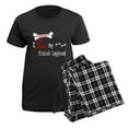 thumbnail image 5 of CafePress - NB_Finnish Lapphund Women's Dark Pajamas - Women's Short Sleeve Print T-Shirt and Pants Dark Cotton Pajama Set, 5 of 7