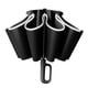 thumbnail image 3 of Paraguas plegable automático, portátil, resistente, para viajes, playa y exteriores. Negro, 3 of 9
